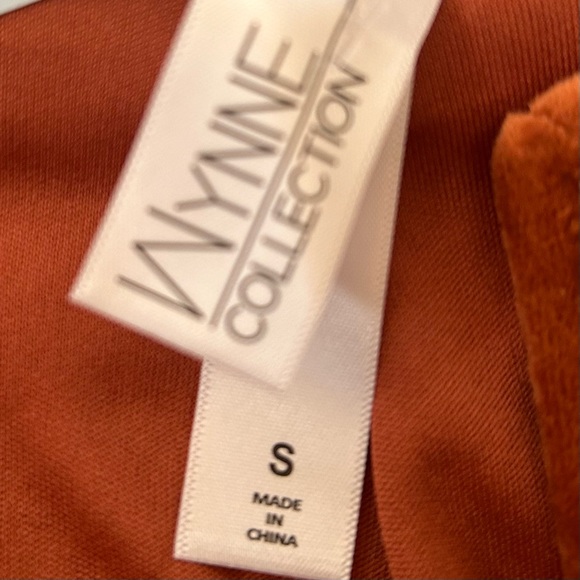 Wynne Collection Quilted Velour Jacket Size S Toffee NWOT! - Picture 4 of 4